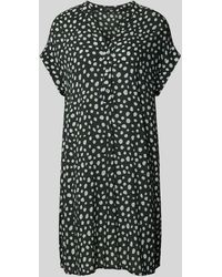Opus - Knielanges Kleid mit Allover-Muster Modell 'Wularo dot' - Lyst
