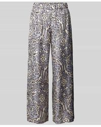 Weekend by Maxmara - Loose Fit Hose mit Motiv-Print Modell 'EUSEBIO' - Lyst