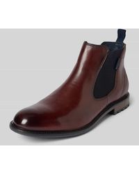 Bugatti - Boots aus Leder mit elastischen Einsätzen Modell 'Bonifacio' - Lyst