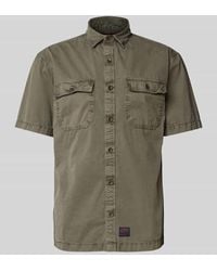 Superdry - Regular Fit Freizeithemd Mit 1/2-Arm Modell 'Military' - Lyst
