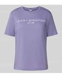 Tommy Hilfiger - Regular Fit T-Shirt Van Puur Katoen - Lyst