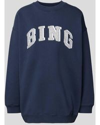 Anine Bing - Oversized Sweatshirt mit Label-Detail - Lyst