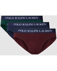 Polo Ralph Lauren - Slip mit elastischem Label-Bund im 3er-Pack - Lyst