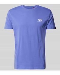 Alpha Industries - T-Shirt Mit Label-Print Modell 'Basic' - Lyst