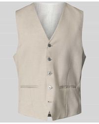 Hechter Paris - Regular Fit Weste mit Paspeltaschen - Lyst