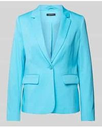 MORE&MORE - Slim Fit Blazer Met Reverskraag - Lyst