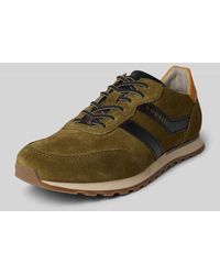 Bugatti - Sneaker aus echtem Leder mit Logo-Print Modell 'Ivar' - Lyst