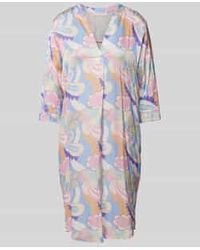 Frieda & Freddies - Knielange Jurk Met All-Over Print - Lyst