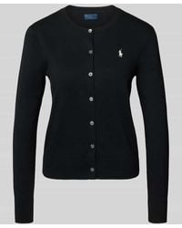 Polo Ralph Lauren - Regular Fit Strickjacke aus Baumwoll-Mix - Lyst