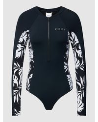 Roxy Badeanzug mit Reißverschlussleiste Modell 'NEW PANELS' - Blau
