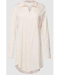 Hanro - Nachthemd Met Effen Design En Knoopsluiting - Lyst