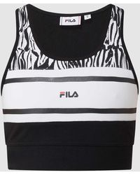 Fila - Crop Top mit elastischem Bund - Lyst