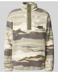 Columbia - Teddyfellpullover mit Reißverschlusstasche Modell 'HELVETIA' - Lyst