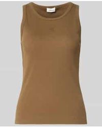 S.oliver - Regular Fit Tank Top Van Katoenmix - Lyst