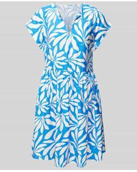 B.Young - Knielanges Kleid Mit V-Ausschnitt Modell 'Isela' - Lyst