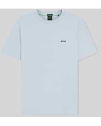 BOSS - Regular Fit T-Shirt Van Katoenmix Model 'Tee' - Lyst