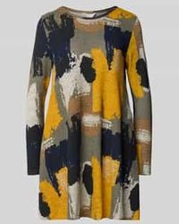 Apricot - Mini-Jurk Met Ronde Hals - Lyst