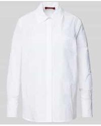 Max Mara - Regular Fit Overhemdblouse Met Broderie Anglaise, Model 'Sesia' - Lyst