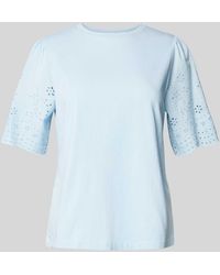 Y.A.S - T-shirt Met Broderie Anglaise - Lyst