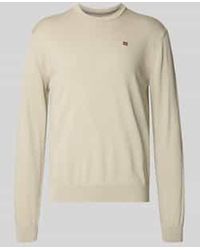 Napapijri - Regular Fit Shirt Met Lange Mouwen En Logostitching, Model 'Droz' - Lyst