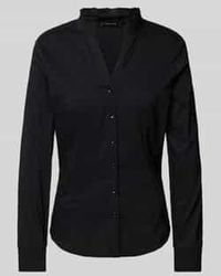 MORE&MORE - Blouse Met Opstaande Kraag - Lyst