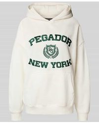 PEGADOR - Oversized Hoodie mit Logo-Stitching Modell 'Frieda' - Lyst