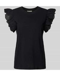 Freequent - T-Shirt in unifarbenem Design Modell 'Azing' - Lyst