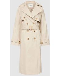 Y.A.S - Trenchcoat in unifarbenem Design Modell 'TERONIMO' - Lyst