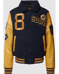 Superdry - College-Jacke mit Label-Patches - Lyst