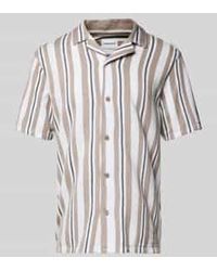 Lindbergh - Relaxed Fit Vrijetijdsoverhemd Met Reverskraag - Lyst