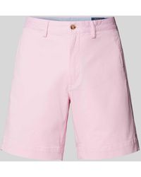 Polo Ralph Lauren - Stretch Straight Fit Shorts mit Gürtelschlaufen Modell 'BEDFORD' - Lyst