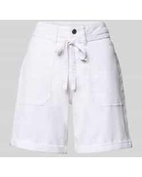 S.oliver - Regular Fit Korte Jeans Van Katoenmix - Lyst