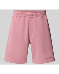 PEGADOR - Relaxed Fit Sweatshorts Mit Elastischem Bund Modell 'Logo' - Lyst
