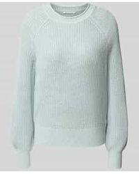 Tom Tailor - Regular Fit Gebreide Pullover Van Katoenmix - Lyst