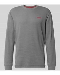 HUGO - Regular Fit Langarmshirt aus Baumwoll-Mix Modell 'AUSTIN' - Lyst