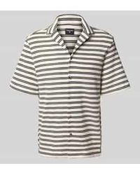 Strellson - Regular Fit Vrijetijdsoverhemd Met All-Over Motief, Model 'Cliro' - Lyst