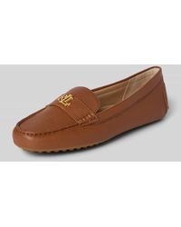 Ralph Lauren - Loafer mit Logo-Applikation Modell 'BARNSBURY' - Lyst