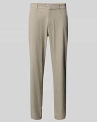 JAKE*S STUDIO MEN - Regular Fit Stoffen Broek Met Steekzakken - Lyst