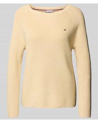 Tommy Hilfiger - Regular Fit Strickpullover aus reiner Baumwolle - Lyst