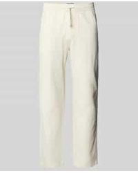 JAKE*S STUDIO MEN - Straight Leg Stoffen Broek Met Structuurmotief - Lyst