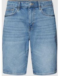 Esprit - Korte Slim Fit Jeans Met Contrastnaden - Lyst