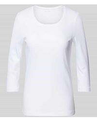 Christian Berg Women - T-Shirt mit 3/4-Arm in unifarbenem Design - Lyst
