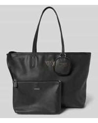 Guess - Shopper Met Labeldetail, Model 'Power Play Ii Large Tech' - Lyst