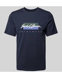 Jack & Jones - T-Shirt mit Label-Print Modell 'WAYNE' - Lyst