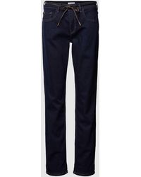 ROSNER - Regular Fit Jeans Met Strikceintuur - Lyst