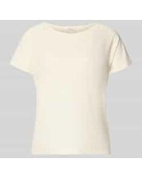American Vintage - T-Shirt Met Boothals Model 'Laloom' - Lyst