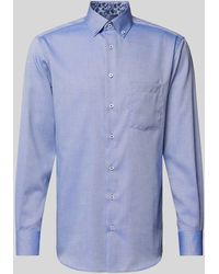 Eterna - Regular Fit Business-Hemd mit Button-Down-Kragen - Lyst