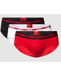 HUGO - Slip Met Elastische Band Met Logo - Lyst