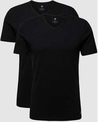 adidas - T-Shirt mit Label-Print im 2er-Pack - Lyst