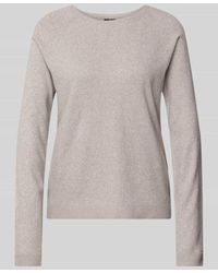 Pieces - Regular Fit Strickpullover Mit Überschnittenen Schultern Modell 'Bree' - Lyst